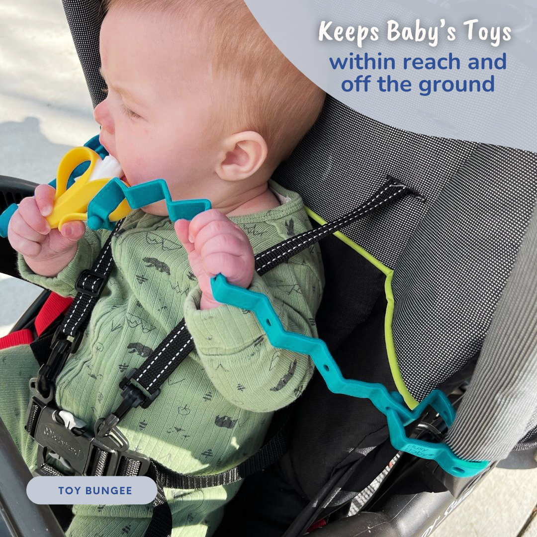 Silicone Toy Tether Bungee for Busy Baby Placemat