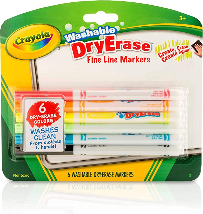 Crayola Dry Erase Markers - 6pk – Busy Baby