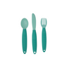 Front of Spearmint Busy Baby Utensils